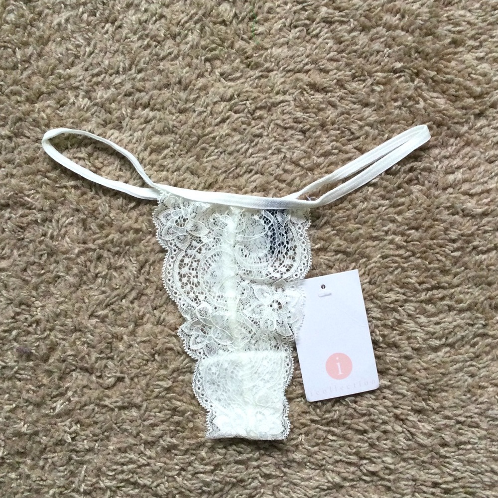 iCollection White Thongs